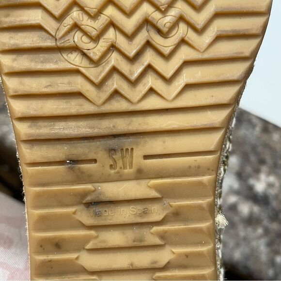 Stuart Weitzman Embroidered Espadrille Flats - Picture 5 of 9